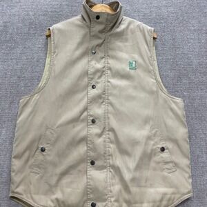 NIKKEN Men's Medium Vintage 90s Thermowear Magnetic Therapy Vest Khaki